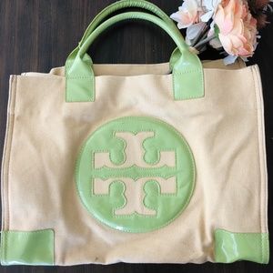 Tory Burch Large Canvas Tote Bag